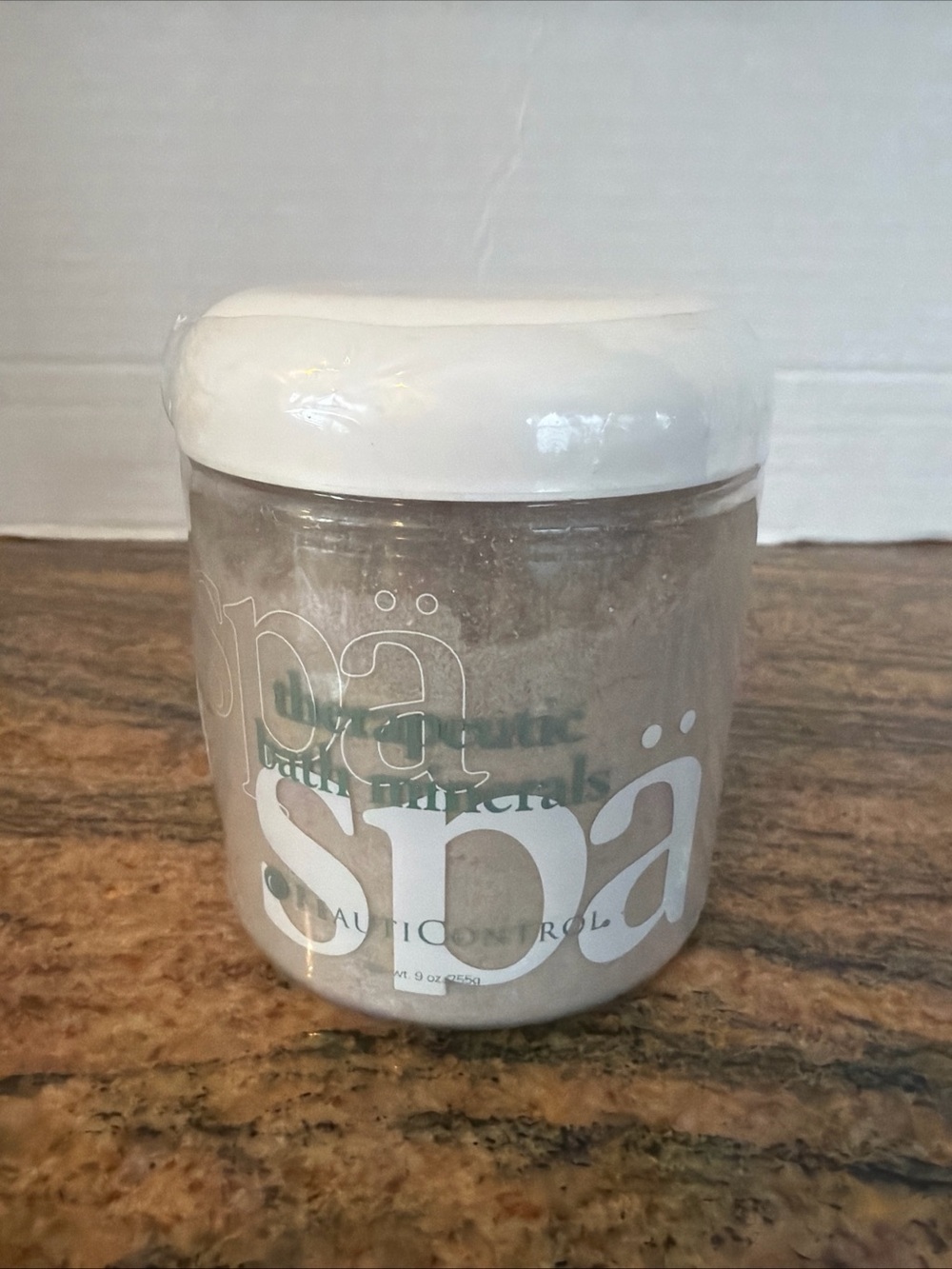 Beauticontrol Spa Therapeutic Bath Minerals 9 oz Jar Discontinued